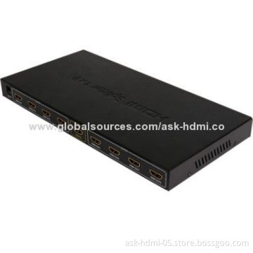 1.4v 3D 4kx2k 1x8 HDMI video and audio amplifier splitter